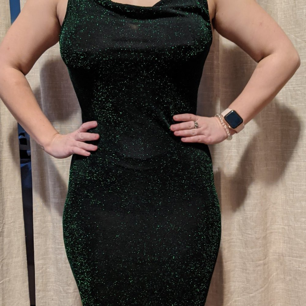 Glittering Emerald Dress